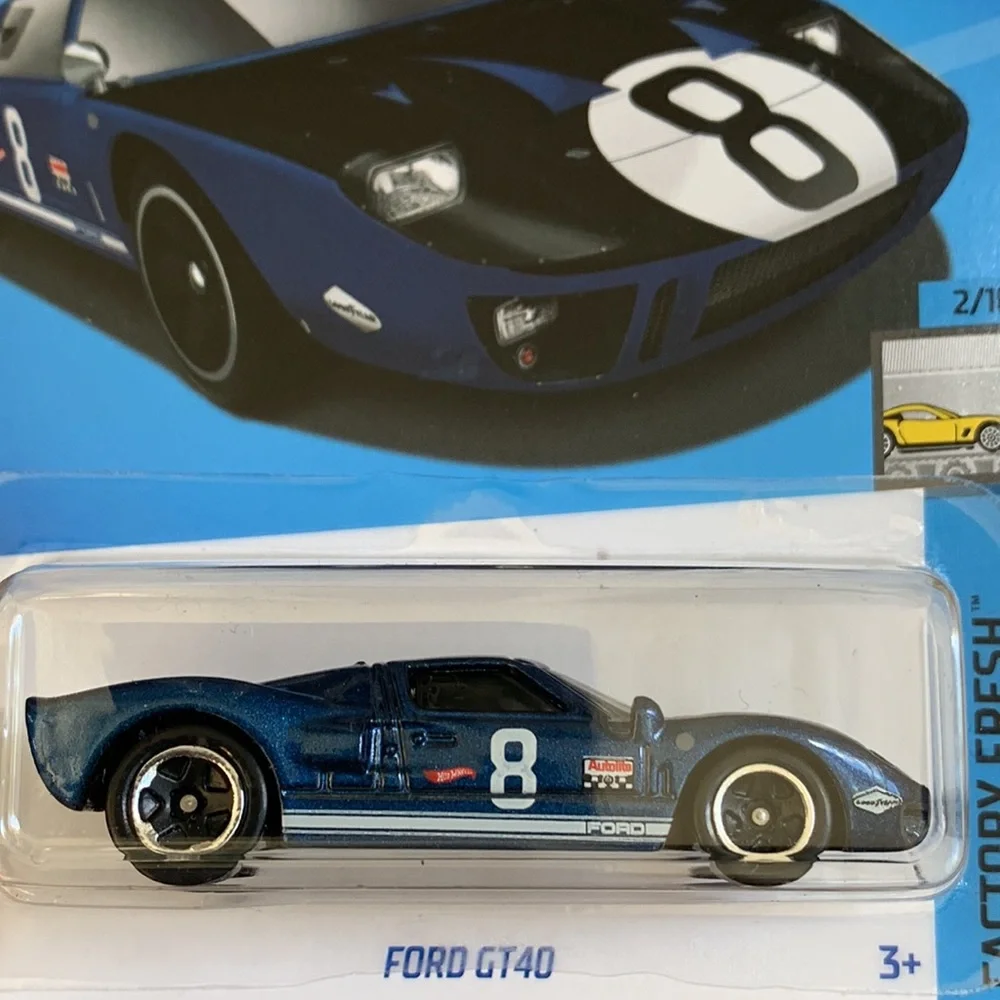 Hot Wheels Ford GT40 Race Car Factory Fresh Racer HW Hotwheels Racing  2024 New